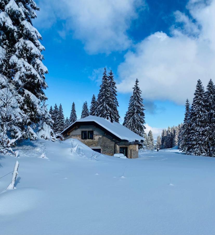 La Loge De La Dolarde - Chambre Nord-Est Prémanon Exterior foto